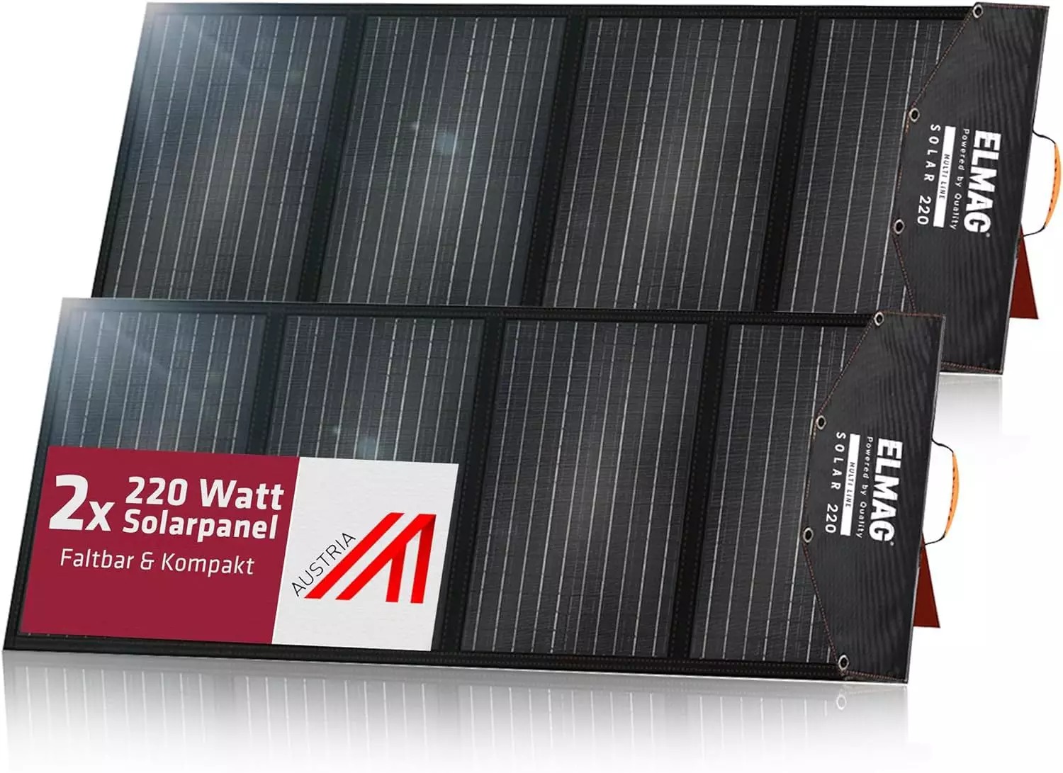 bb17de2e-4bd6-4b56-8d01-b8daad56a407.jpg Elmag Faltbares Solarpanel SOLAR 220 DUO - monokristallin – Bild 1