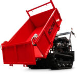 SCHORR Minidumper RR500DHKB2 PRO 500kg Kiste mit Kipphydraulik und Mitfahrplattform 9,2 PS Motor Raupendumper