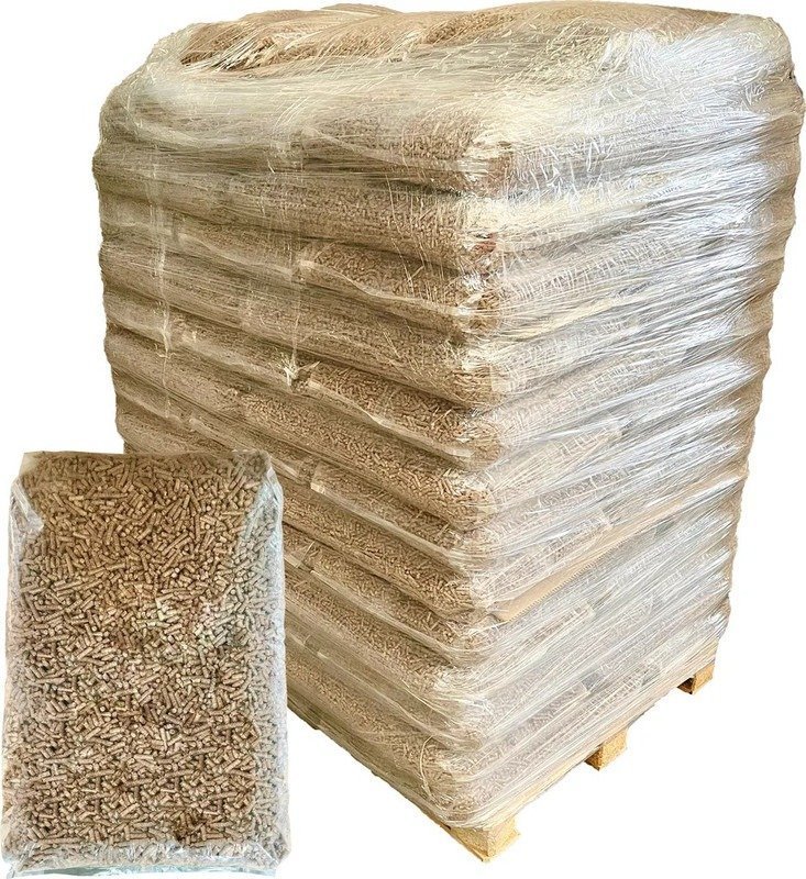 52f433ad5b434a5ae26e00a83df3b37b.jpg Eichenholzpellets 6 mm – 1020 kg (68 x 15 kg) – Premium Qualität – Bild 1