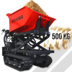 SCHORR Minidumper RR500DHKAH PRO [Hochkipper] 500kg PRO Raupendumper Mulde Benzindumper – Bild 2