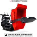 SCHORR Minidumper RR500DHKAS PRO [Selbstlader] 500kg Raupendumper Mulde Schaufeldumper – Bild 2