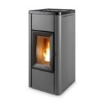 Pelletofen MCZ Ghea Air 6 R 5S 6,2 kW - Ausführung: 313 Silver metal