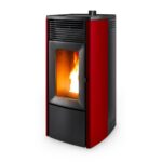 Pelletofen MCZ Ego Comfort Air 10 UP! 10 kW - Ausführung: Bordeaux metal_304