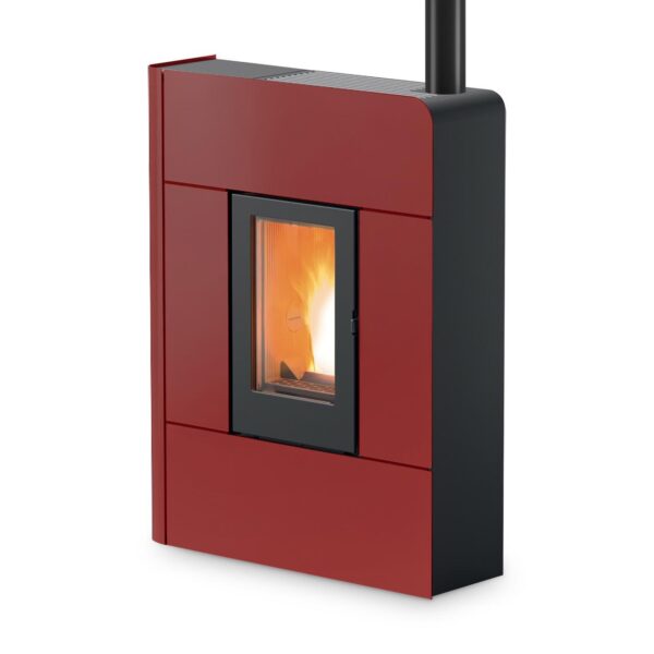 Pelletofen MCZ Raam Comfort Air 8 UP! 7,8 kW - Ausführung: Bordeaux metal_304