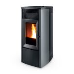 Pelletofen wasserführend MCZ Ego Hydro Matic 8 R 8 kW - Ausführung: Silver metal_313