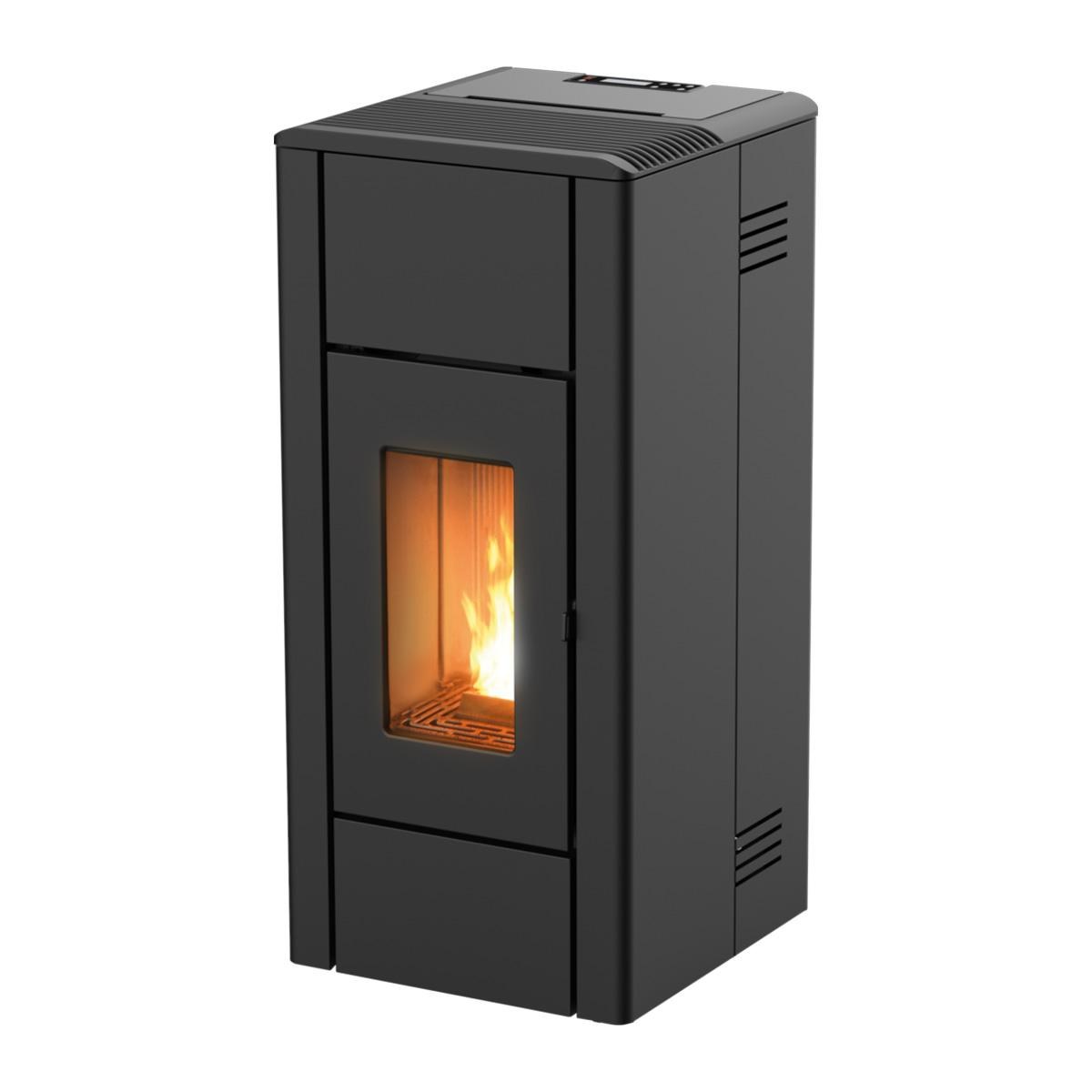 prod_7048644_ofen_de Pelletofen RED Ren Air 8 R 8,2 kW - Verkleidung: Metall 308_Dark – Bild 1