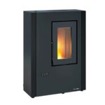 Pelletofen Extraflame Luisella 5.0 Maxi mit 7 kW - Verkleidung: schwarz