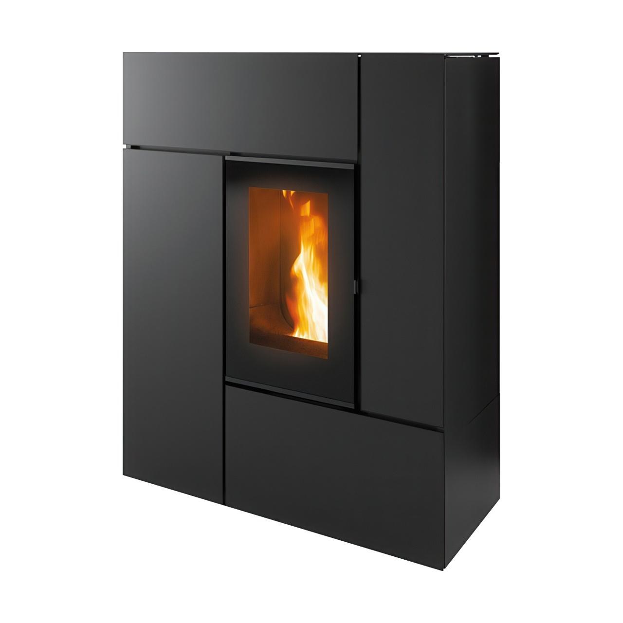 prod_7060810_ofen_de Pelletofen MCZ Feel Airmatic 10 Core R 10,2 kW - Ausführung: 303 Black metal – Bild 1