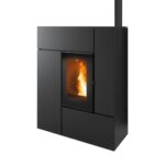 Pelletofen MCZ Feel Airmatic 10 Core UP! 10,2 kW - Ausführung: 303 Black metal