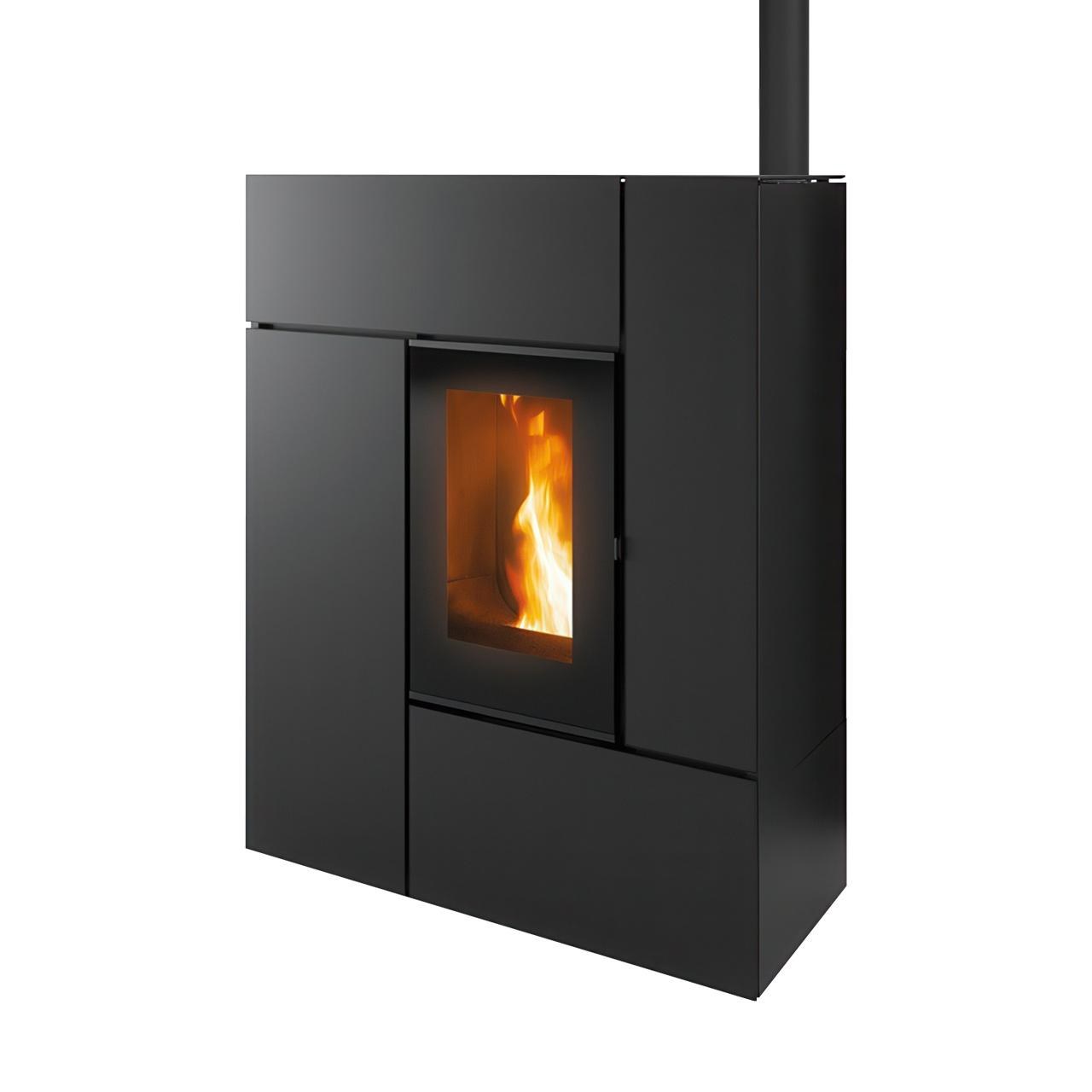 prod_7060811_ofen_de Pelletofen MCZ Feel Airmatic 10 Core UP! 10,2 kW - Ausführung: 303 Black metal – Bild 1