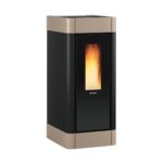 Pelletofen Extraflame Evolution Line Sinfony mit 11 kW - Verkleidung: taupe glänzed