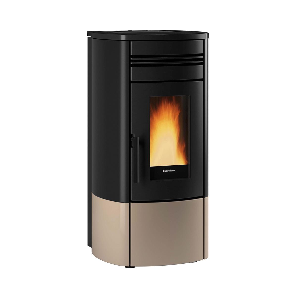 prod_7061768_ofen_de Pelletofen Extraflame Evolution Line Noris Plus mit 12 kW - Verkleidung: taupe matt – Bild 1