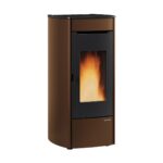 Pelletofen wasserführend Extraflame Marina Idro H13 mit 17,5 kW - Verkleidung: bronze