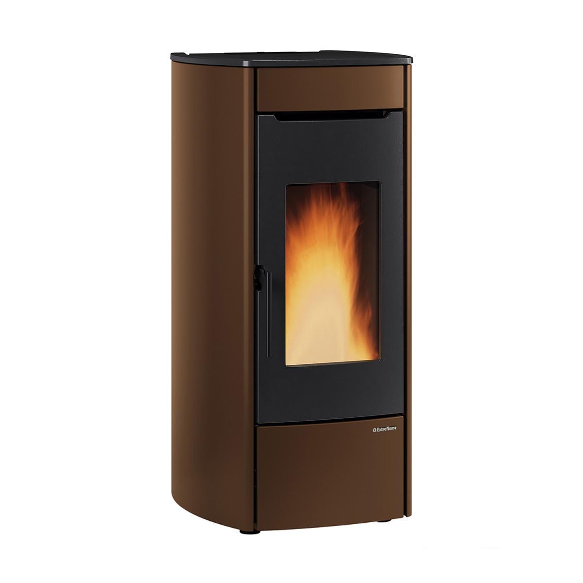 prod_7061821_ofen_de Pelletofen wasserführend Extraflame Marina Idro H13 mit 17,5 kW - Verkleidung: bronze – Bild 1