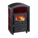 Werkstattofen Wamsler Stubenofen 10960F 6 kW - Ausführung: Keramik Bordeaux