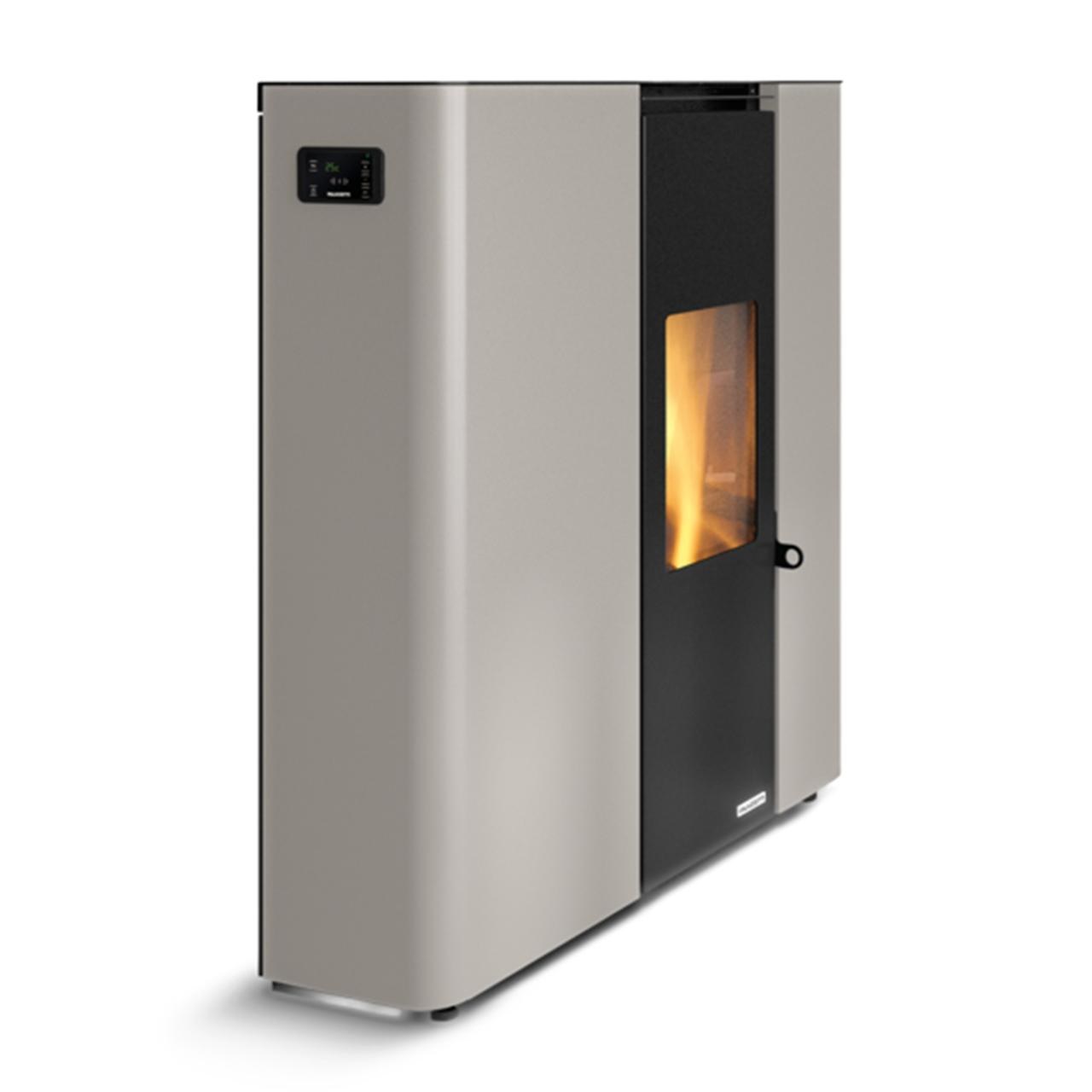 prod_7064599_ofen_de Pelletofen Palazzetti Ecofire Scarlet TC 6, 6 kW - Ausführung: Stahl Taubengrau – Bild 1
