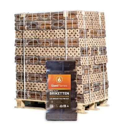 prod_PB17200_96_brennholzgigant_de Pini Kay Briketts (NL) Palette 96 Säcke x 10 kg (960 kg) – Bild 1