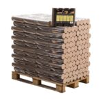 Runde Buche Briketts pallet 96 Packungen x 10 kg (960 kg)